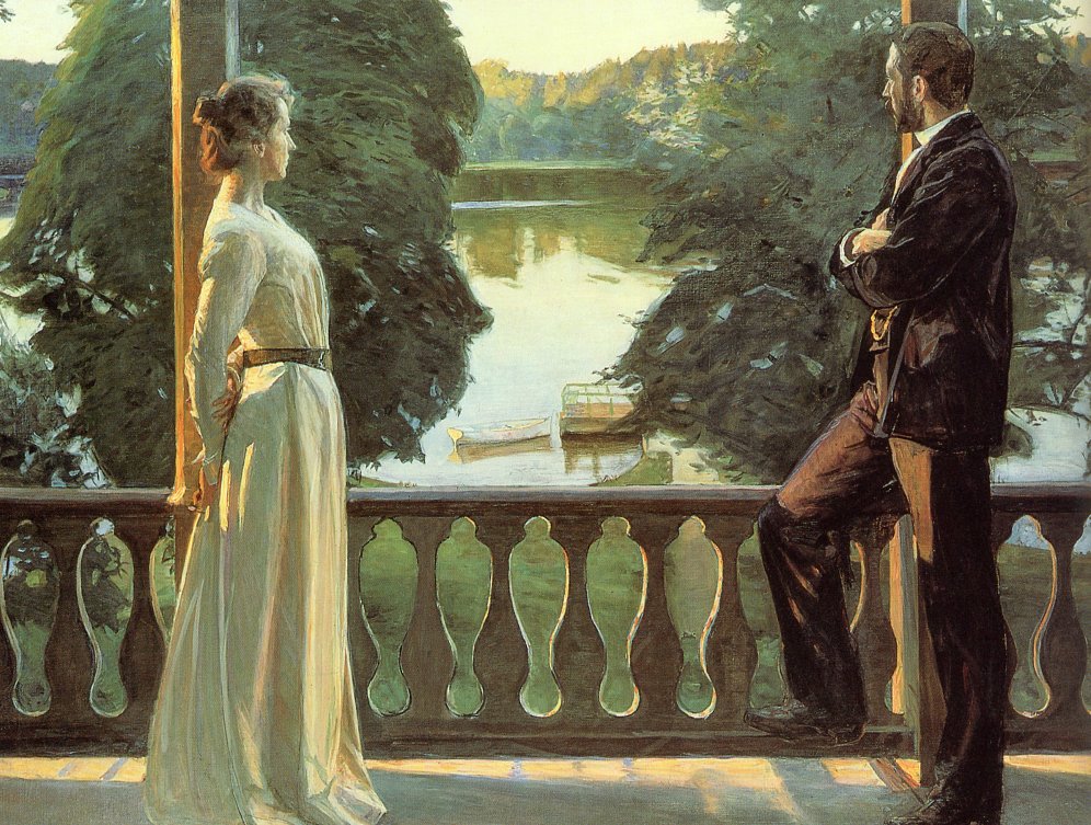 Nordic Summer Evening by Sven Richard Bergh, 1899-1900